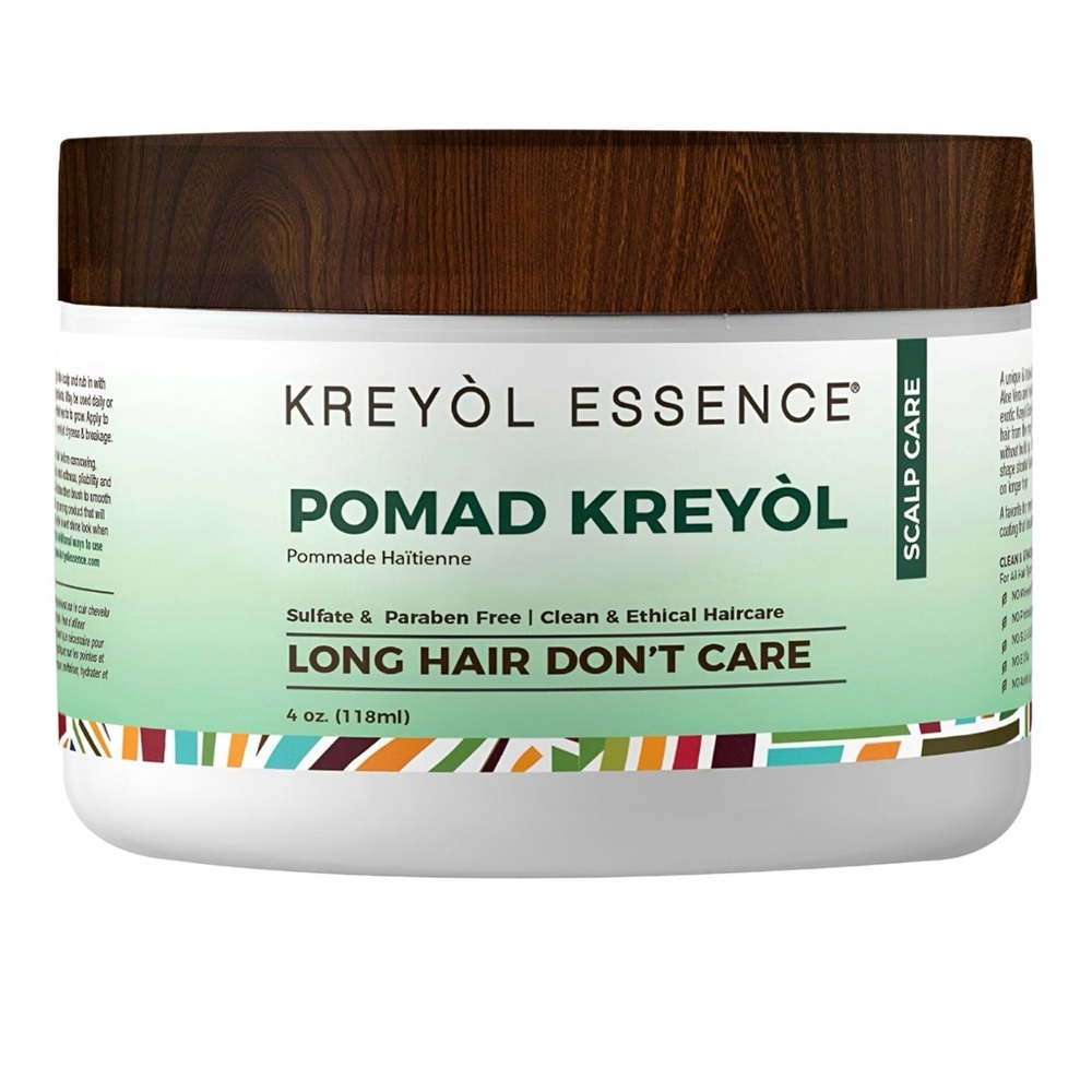 Kreyòl Essence Pomad Kreyòl - Haitian Black Castor Oil Hair Pomade (4oz/118ml)